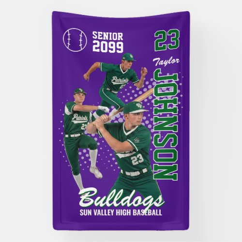Baseball Team Custom Photo Senior Night Sports Banner