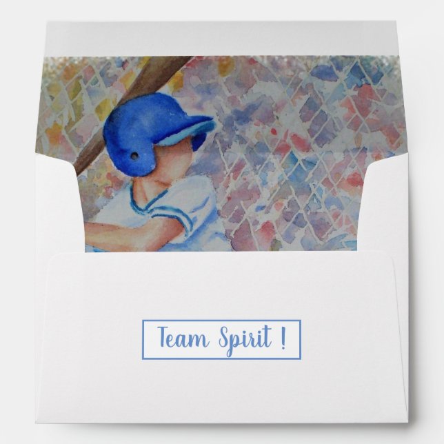 Baseball Team Envelope (Back (Bottom))