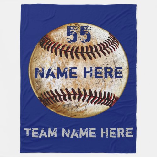 Baseball Team Gifts Baseball Throw Blanket
