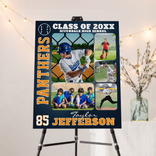 Baseball Team High School Sports Picture Collage Foam Board
