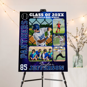 Baseball Team High School Sports Picture Collage Foam Board
