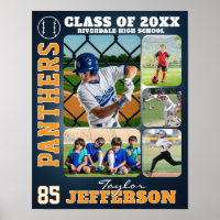 Baseball Team High School Sports Picture Collage