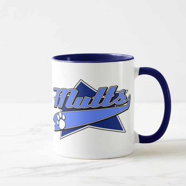 Baseball Team Logo - Mutts Mug (Right)