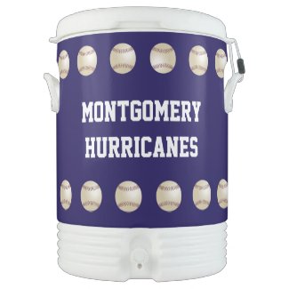 Baseball Team Name Dark Blue or Your Color Igloo