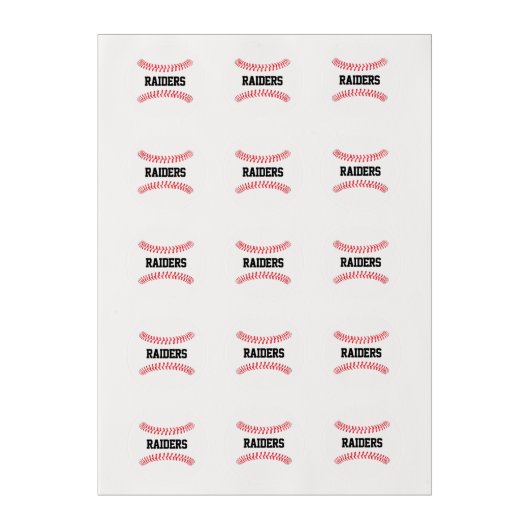 Baseball Team Party Round Edible Frosting Toppers Edible Frosting Rounds (Sheet)