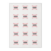 Baseball Team Party Round Edible Frosting Toppers Rounds (Sheet)