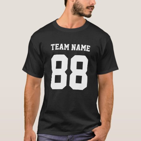 Baseball Team Player Name Number Gift T-shirt