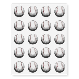 Baseball Temporary Tattoos