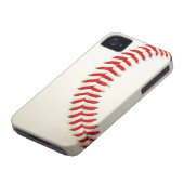 Baseball Texture iPhone 4/4S Case-Mate B.T. Case (Bottom)