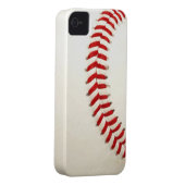 Baseball Texture iPhone 4/4S Case-Mate B.T. Case (Back/Right)