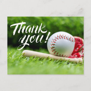 Baseball Thank you Card