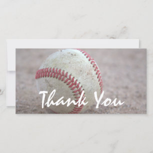 Baseball Thank You Card