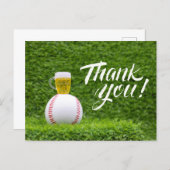 Baseball Thank you Card | Zazzle