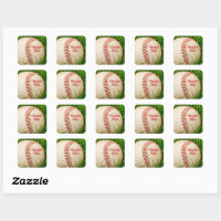 Baseball Ball Stickers, Zazzle