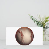 Baseball That Appears On Fire (Standing Front)