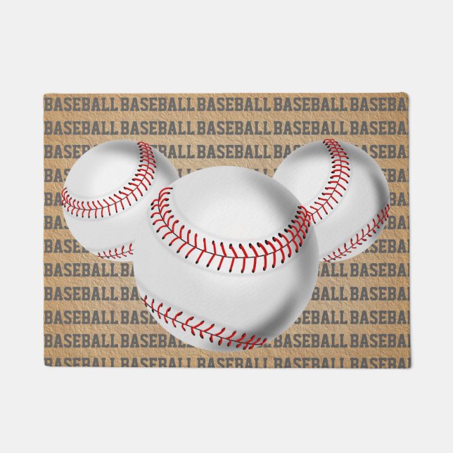 BASEBALL THEME DOORMAT (Front)