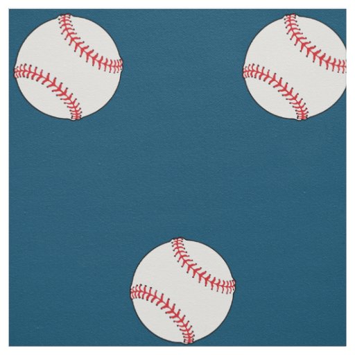 Baseball Theme Fabric Any Color BG - HAMbyWG