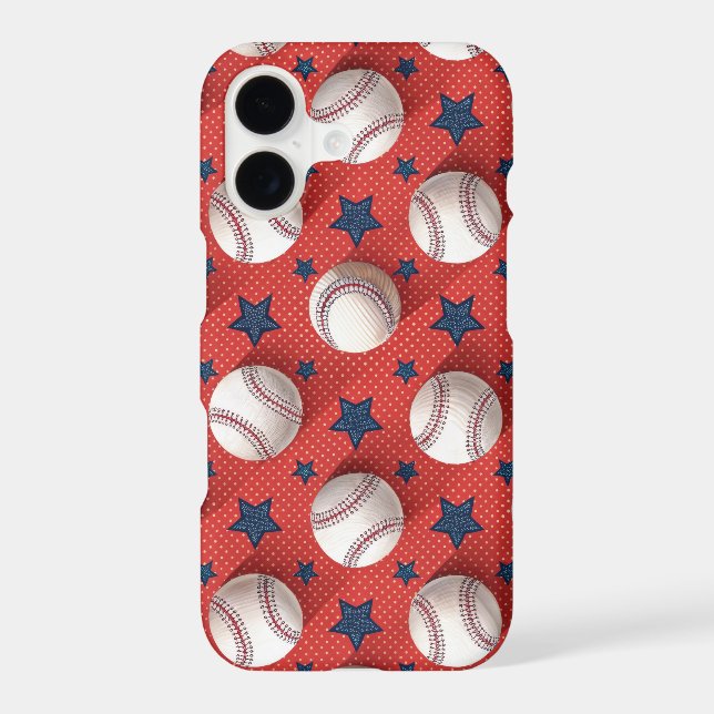Baseball Theme Iphone Case (Back)