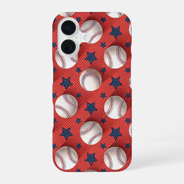 Baseball Theme iPhone Case (Back)