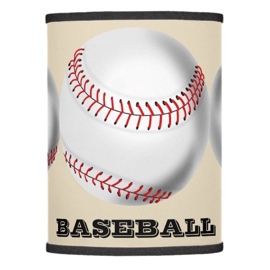 BASEBALL THEME LAMP SHADE (Front)