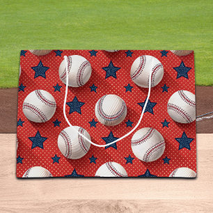 Baseball Theme Large Gift Bag