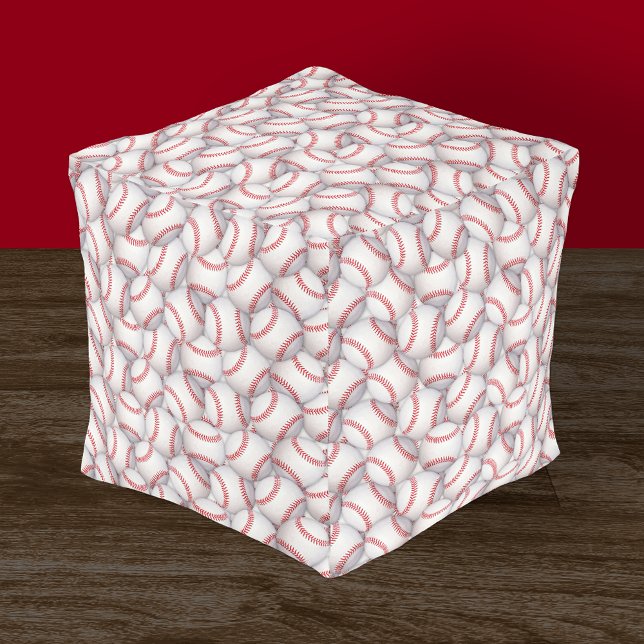 Baseball Theme Pouf (Creator Uploaded)