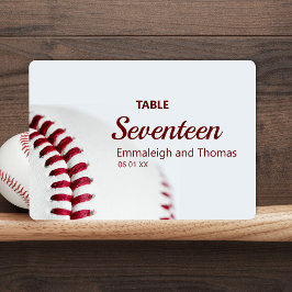 Baseball Theme Script Table Number
