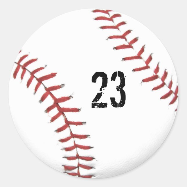 Baseball Theme sticker (Front)