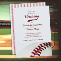 Baseball Stitch Invitations