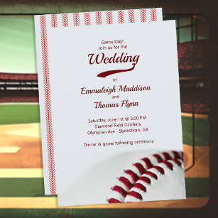 New York Baseball Wedding Ticket Save the Date Magnet Mets -   Sports  themed wedding, Baseball wedding, Sports wedding invitations