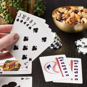 Baseball Themed All-Star Sports Poker Cards