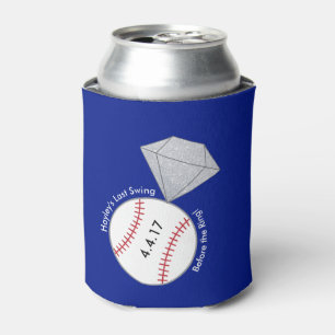 Baseball Themed Bachelorette Party Can Cooler