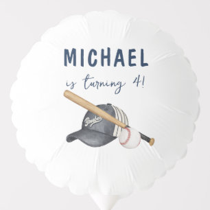 Baseball Themed Birthday Balloon