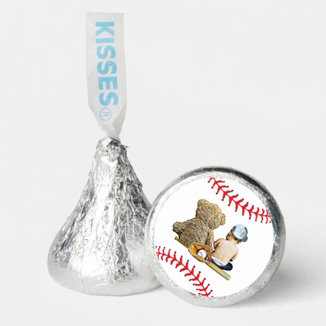 Baseball themed Boy's  Baby Shower Favors  (Front)