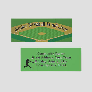 Baseball Themed Event Ticket