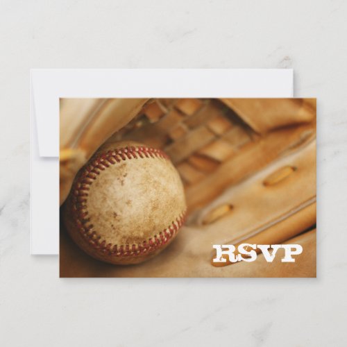 Baseball Themed RSVP