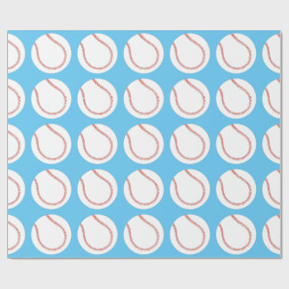Baseball Themed Wrapping Paper