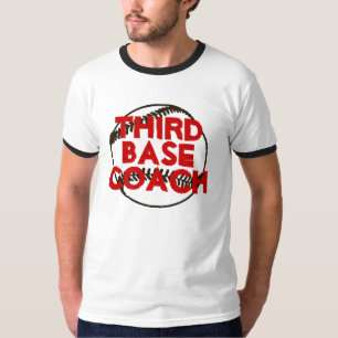 baseball, Third, Base, Coach T-Shirt