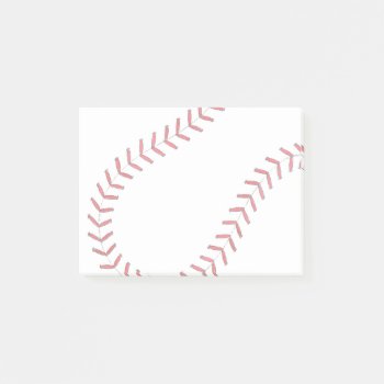 Baseball Threads Post-it Notes by marainey1 at Zazzle