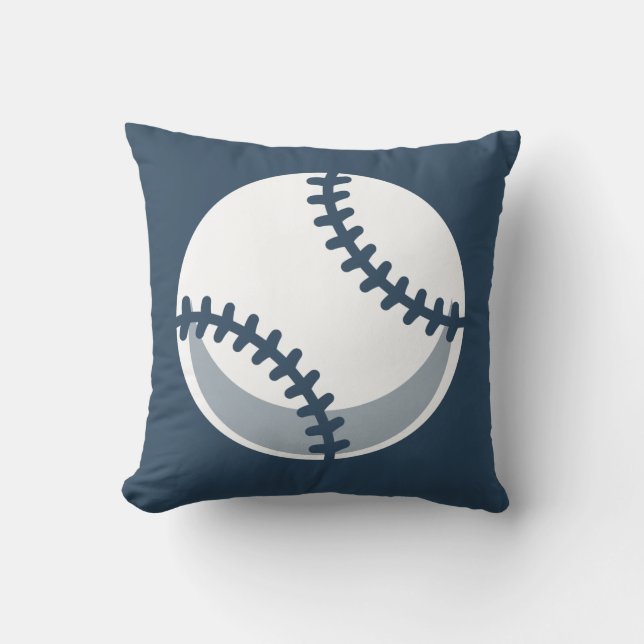 Baseball Throw PIlllow Pillow (Front)