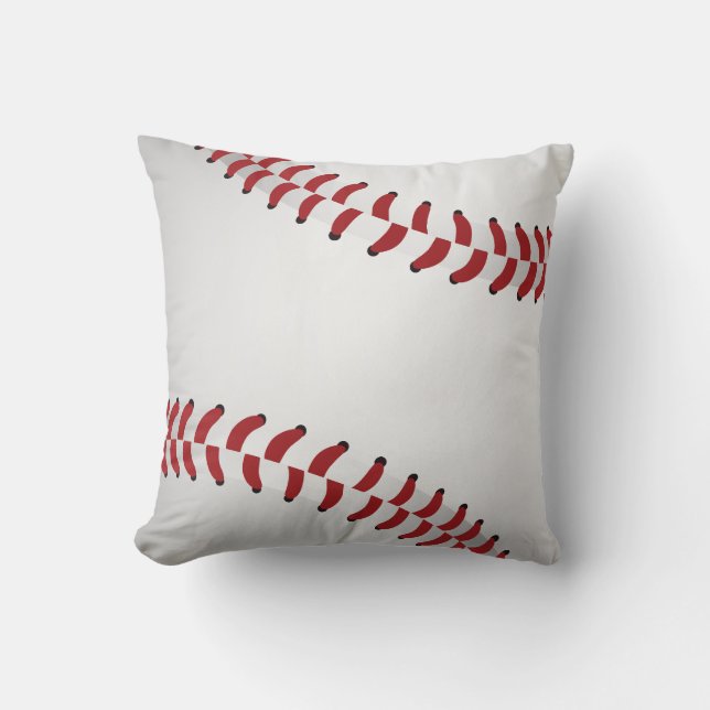 baseball throw pillow (Front)