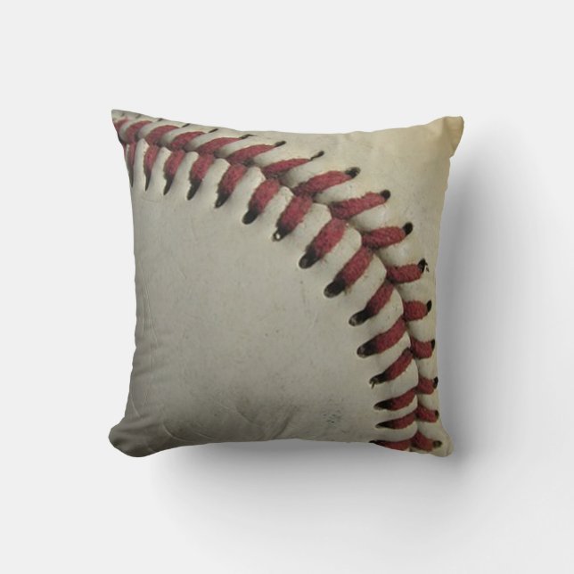 Baseball Throw Pillow (Front)