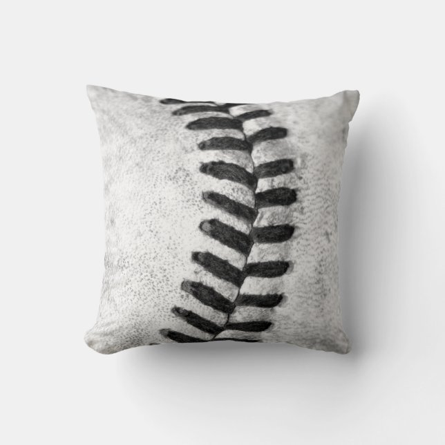 Baseball Throw Pillow (Front)