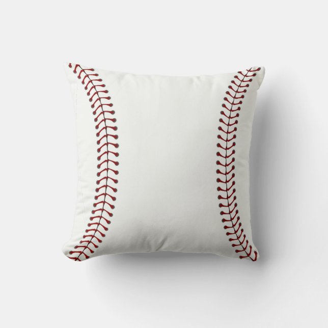 Baseball Throw Pillow (Front)