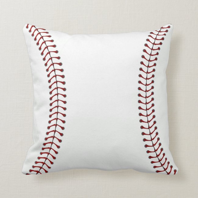 Baseball Throw Pillow