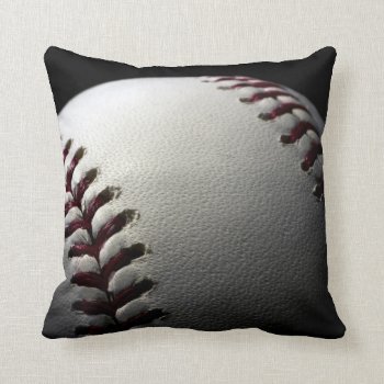 Baseball Throw Pillow by KeyholeDesign at Zazzle