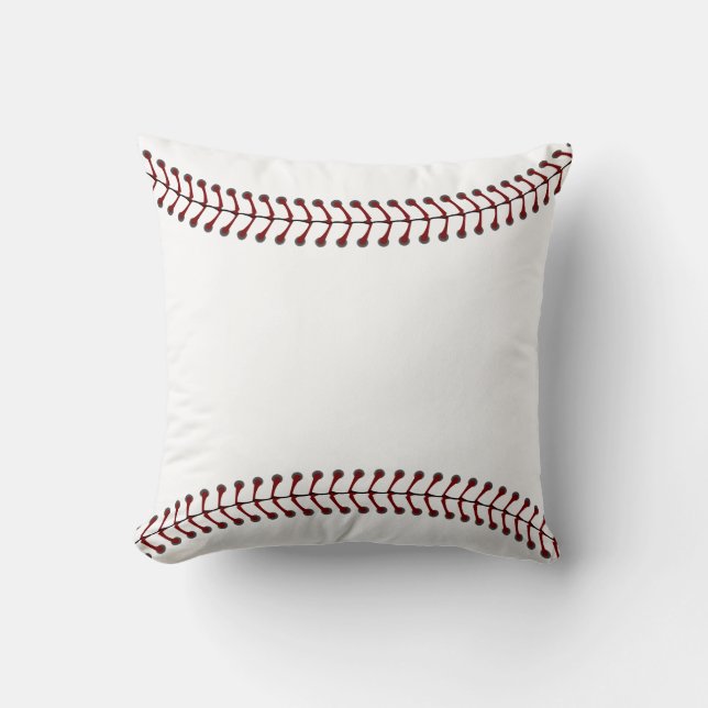 Baseball Throw Pillow (Front)