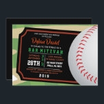 BASEBALL TICKET Bar Bat Mitzvah Invitation<br><div class="desc">All my designs are ONE-OF-A-KIND original pieces of artwork designed by me!  You can only find them here!  I can customize this invite in any way,  simply email me at:  Marlalove@hotmail.com with any questions.</div>