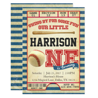 baseball invites