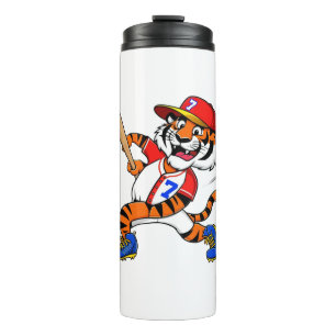 Baseball Tiger Thermal Tumbler